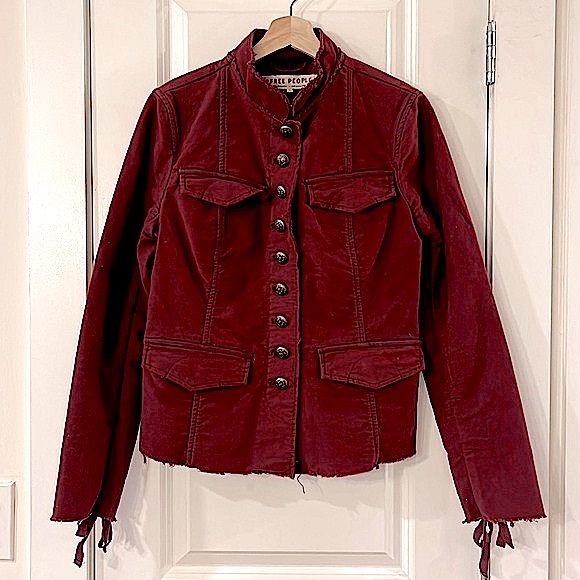 Free People Ella Sergeant Jacket Small - Picture 4 of 10